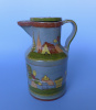 Vintage Tlaquepaque lidded pitcher 10 1/4" tall